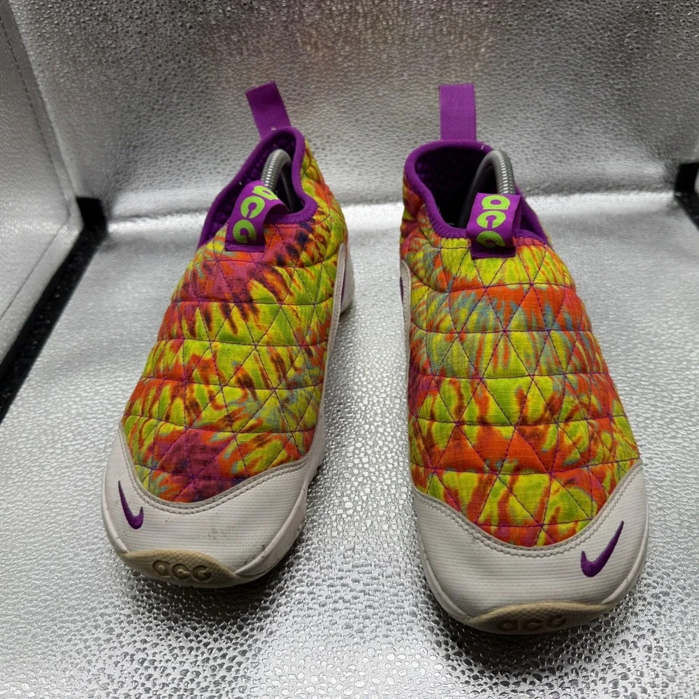 Size 9 Nike ACG Moc 3.0 Shoes Mens Multicolor Good Tie Dye Quilted CW2463-300